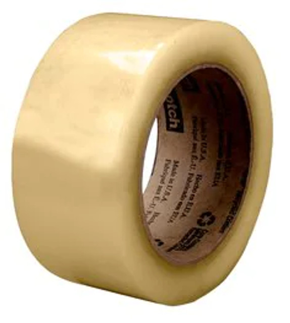Scotch Recycled Corrugate Box Sealing Tape 3073CP, Clear, 72 mm x 914m, 4/Case, Restricted 13964