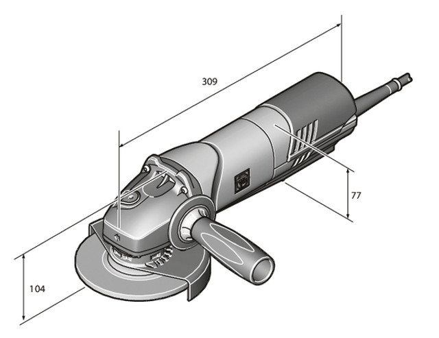 Angle Grinder_CG13-125PDE/N12 120V60H