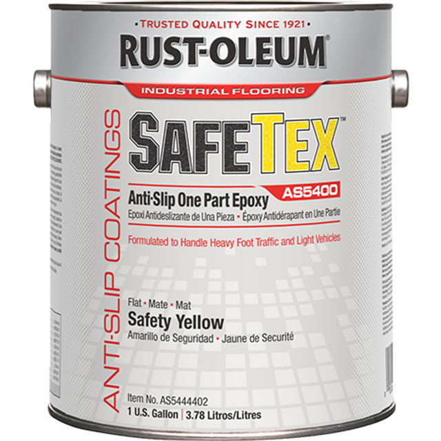 Safe Tex AS5400 System Anti-Slip One-Step Epoxy 289376 Rust-Oleum | Silver Gray