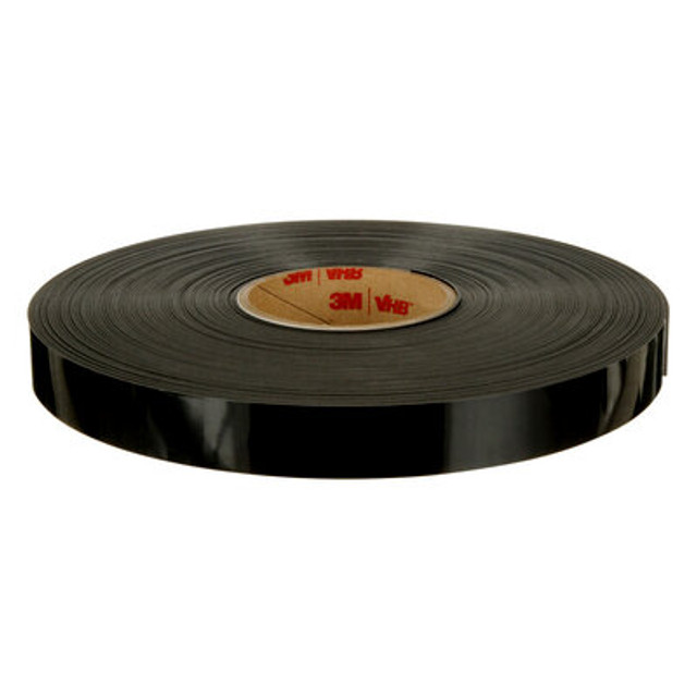 3M VHB Tape 4949, Black, 1 in x 36 yd, 45 mil