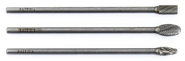 Tungsten Carbide Burs,6" Length Shank Carbide Burs ,  SB 45611