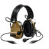 3M PELTOR ComTac VI NIB Headset MT20H682FB-19N CY, Dual DL, Coyote Brown, Headband w/included ARC, 10 ea/Case 6863