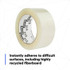 Scotch Box Sealing Tape 313, Clear, 72 mm x 100 m, 24 Rolls/Case