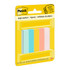 Post-it Page Markers 670-5AF2, 1/2 in X 1-3/4 in (12,7 mm x 44.4 mm) Assorted Bright Colors