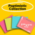 Post-it Notes 653-8AF, 1-3/8 in x 1-7/8 in (34,9 mm x 47,6 mm) Capetown colors