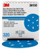 3M Hookit Blue Abrasive Disc 321U, 36150, 3 in, 320 grade, Multi-hole, 50 discs per carton, 4 cartons per case 36150