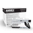 AMMEX Black Nitrile PF Exam Gloves Extra Large