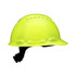 3M SecureFit Hard Hat H-709SFV-UV Hi-Vis Yellow Vented with Uvicator - Side2