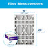 Filtrete High Performance Air Filter 1550 MPR NDP01-4-2PK-1E, 16 in x 25 in x 4 in (40.6 cm x 63.5 cm x 10.1 cm)