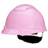 3M SecureFit Hard Hat H-713SFV-UV, Pink, Vented, 4-Point Pressure Diffusion Ratchet Suspension, with Uvicator, 20 ea/Case 94525