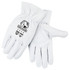 Black Stallion TOP Grain GOATSK in - ELASTIC WRIST DRIVER'S STYLE GLOVES ANSI CUT A5, Size X-Large, Size X-Large | Cream