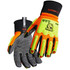 Black Stallion Tool HANDZ MAX CUT A7 DOTTED PALM TPR IMPACT MECHANIC'S GLOVES, COLOR OB, Size Small, COLOR OB, Size Small | Orange/Black