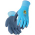 Black Stallion 15G POLY DOUBLE COATED GLOVE (BLUE), COLOR BL, Size Large, COLOR BL, Size Large