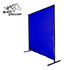 Black Stallion 14 mil 6' X 6' BLUE SAF-VU 1 PANEL WELDING SCREEN & FRAME SET, Size 5156