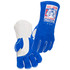 Black Stallion PATRIOTIC Side Split COWHIDE High QUALITY WELDING GLOVES | Blue