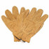 Split Cowhide Leather Driver Gloves, Large, Unlined, Russet