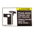 Label - Caution Pinch Point 78-8070-1421-8