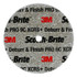 Scotch-Brite Deburr and Finish Pro Unitized Wheel, DP-UW, 9C Extra Coarse+, 3 in x 1/8 in x 1/4 in, 40 each/case Industrial 3M Products & Supplies