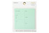 Post-it Planner Pad NTDW-55-1, 4.9 in x 4.9 in (124 mm x 124 mm)