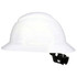 3M SecureFit Full Brim Hard Hat CHH-FB-R-W6-SL, with Ratchet Adjustment, White, 6/Case