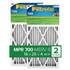 Filtrete Electrostatic Air Filter 700 MPR 701DP4-2PK1E, 16 in x 25 in x 4 in (40.6 cm x 63.5 cm x 10.1 cm)