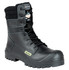 HOUSTON BLACK INTER-MET 8"BLACK LEATHER + INTERNAL METGUARD/COMP TOE/APT