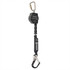 Latitude HD 10' Single Cable SRL: Carabiner, Alu Rebar Hook