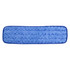 MicroWorks Microfiber Scrubber Flat Mop - Blue