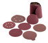 Paper Discs,3S Stearated Aluminum Oxide Paper Disc for Wood and Bare Metal,  Hook & Loop (5 holes) 36555