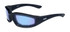 24 Kickback GT A/F Foam Padded Motorcycle Sunglasses - Clear to Smoke with G-Tech Blue Coating