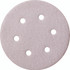 Paper Discs,4S Premium Stearated Aluminum Oxide Premium Paper Disc for Wood and Primed Surfaces,  Hook & Loop (6 holes) 37644