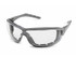 Gray Frame, Gray Temples, Clear In/Out Mirror fX2 Anti-Fog Lens