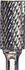 Tungsten Carbide Burs,6" Length Shank Carbide Burs ,  SA 45605