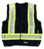 Viking Sized Long Safety Vest Black S/M