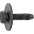 Au-ve-co 12323 Body Bolt, System of Measurement: Metric, M6x1 Thread, 25 mm L, Hex, Sems Head, 10 mm Head, Polyseal