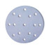 MIRKA Q.Silver 2B Series 2B-611-400 Vacuum Disc, 6 in Dia, P400 Grit, Aluminum Oxide Abrasive, Paper Backing