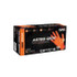 SAS Safety Corp ASTRO-GRIP 66575 Disposable Gloves, 2XL, 240 mm L, Nitrile Glove, Orange Glove