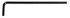3M 28737 L Shape Hex Wrench (2.0 mm) 66902