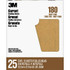 3M Garnet Sanding Sheets 99412NA, 9 in x 11 in, 180 grit, 25 sheets/pk, 10 pks/cs