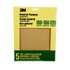 3M Aluminum Oxide Sandpaper Assorted Grit, 9005NA, 9 in x 11 in, 5/pk