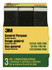 3M General Purpose Sanding Sponge 907NA-3P-CC, 3 3/4 in x 2 5/8 in x 1 in, Dual Grit, Extra Fine/Fine, 3 spgs/pack, 6 pks/cs