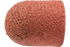 PFERD POLICAP® Seamless Abrasive Cap, 1/2" x 11/16, Shape C, 280 Grit, Aluminum oxide