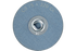 PFERD COMBIDISC® Abrasive Disc, 3" Dia, Type CD, 320 Grit, Aluminum oxide Compact Grain