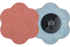 PFERD COMBIDISC® CONTOUR Abrasive Disc, 2-3/8" Dia, Type CDR, 80 Grit, Aluminum oxide