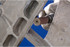 PFERD Cartridge Roll, 1/2" x 1-1/2, 1/8" arbor, Untapered shape, 120 Grit, Aluminum oxide