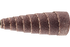 PFERD Cartridge Roll, 3/4" x 1-1/2, 3/16" arbor, Tapered shape,120 Grit, Aluminum oxide