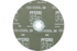 PFERD COMBICLICK® Fiber Disc, 7" Dia, 36 Grit, Ceramic oxide CO-COOL