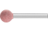 PFERD Poliflex® Mounted Point, Rubber Bond, A26 Shape, 120 Grit, 1/4" Shank
