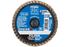 PFERD Mini Flap Disc, 2" Dia, Type CDR, 120 Grit, Flat, Zirconia aluminum
