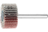 PFERD Mounted Flap Wheel, 1-3/8" x 5/8, 60 Grit, 1/4" Shank, Aluminum oxide
